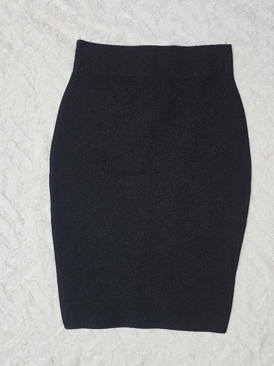 Chocolate Usa Dresses & Skirts - Chocolate Usa Women's Pencil High Waist Work Bodycon Business Skirt Size S Black